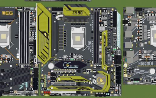 Мощная материнская плата Intel Z590 OC Formula в Майнкрафт — скриншот 2