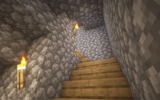 2-wide spiral staircase
