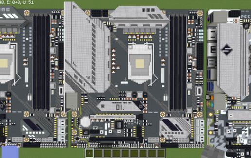 Материнская плата Intel B560M Mortar WiFi в Майнкрафте