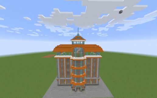Современный дом из камня и кварца
