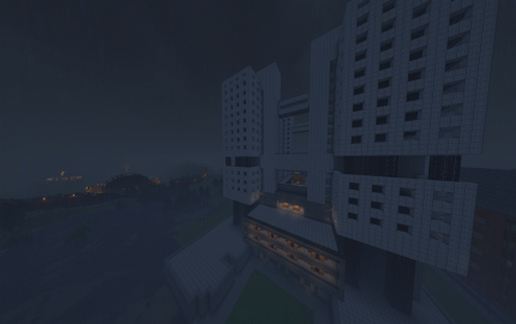 Большой дом Советов в Майнкрафт