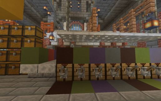 Фабрика по производству керамики в Майнкрафт — скриншот 3