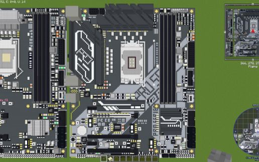 Современный офисный центр в стиле материнской платы Intel Z690-Pro RS