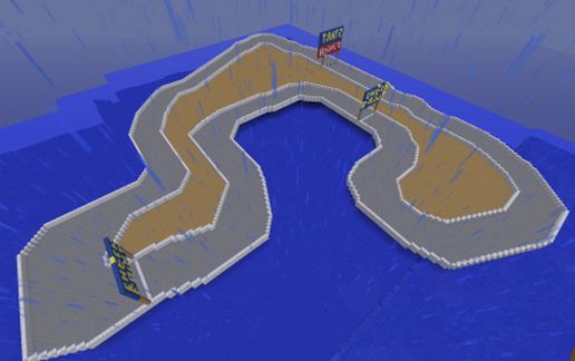 Лесная трасса Sega Rally 95 для 1.12.2 — скриншот 4