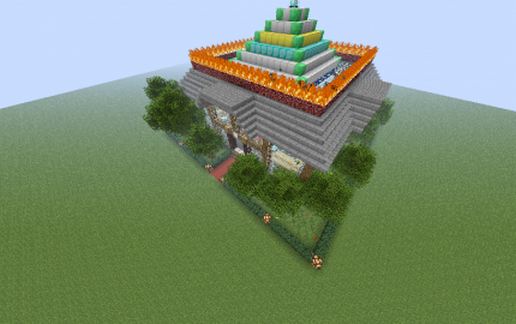 Постройка для Майнкрафт в стиле FiretopGames Submission