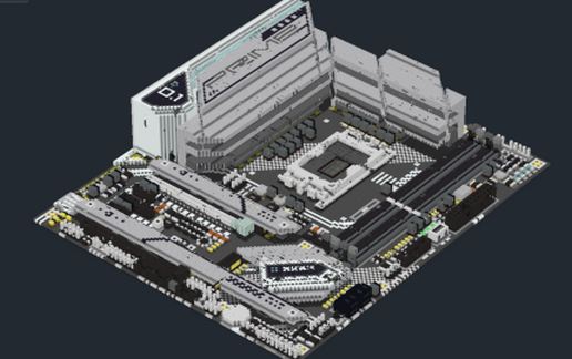 Материнская плата Intel Z690-A ASUS PRIME в Майнкрафте — скриншот 2