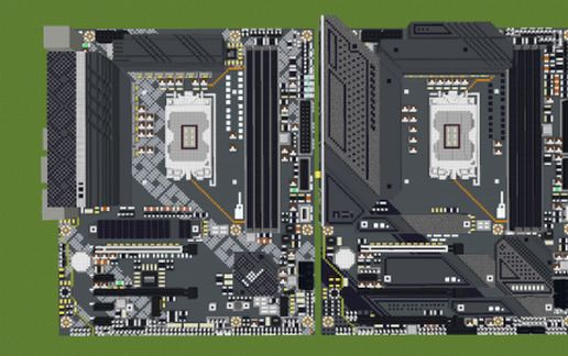 Современная материнская плата Intel B660-A PRO DDR4 в Майнкрафт