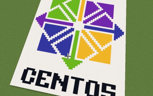 Логотип CentOS из блоков Майнкрафт — скриншот 3