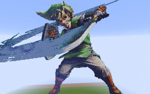 Линк из Skyward Sword в Майнкрафт — скриншот 2