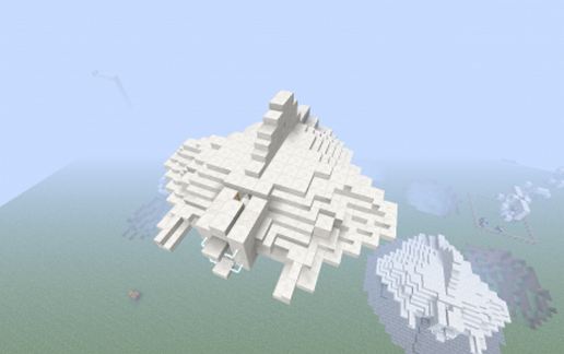 Функциональный инопланетный истребитель для Майнкрафт — скриншот 4
