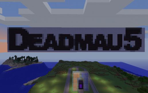 Постройка в стиле Deadmau5 для Майнкрафт — скриншот 2
