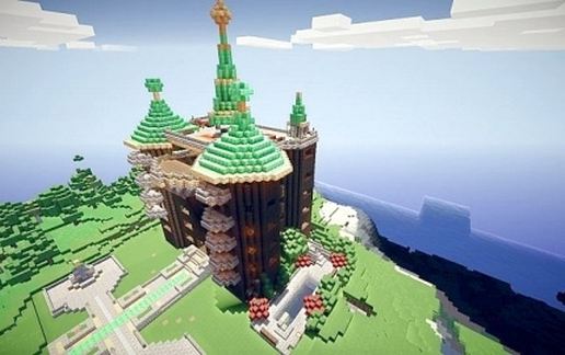 Особняк в индийском стиле из дерева и изумрудных блоков