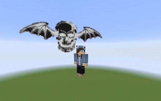 Логотип Avenged Sevenfold для Майнкрафт — скриншот 2