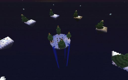SkyWars на восемь игроков — Лёд