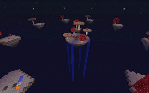 SkyWars на восемь игроков — Грибы