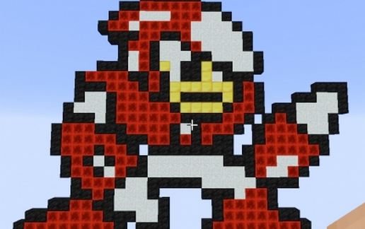 Пиксельная фигурка Крашмена из Майнкрафт — скриншот 3