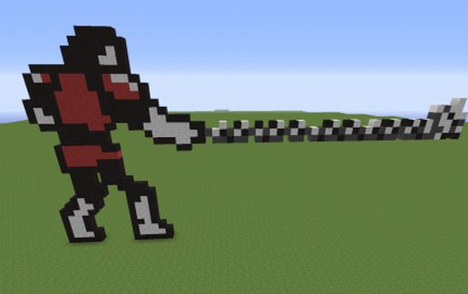 Фигура Саймона Бельмонта из Castlevania 2 в Майнкрафт — скриншот 3
