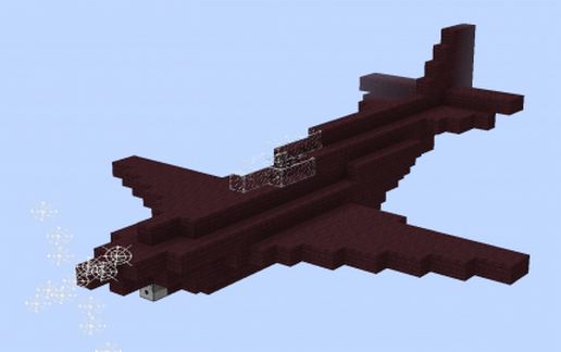 Истребитель P-51 Mustang из Майнкрафта — скриншот 2
