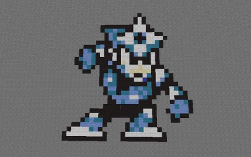 Пиксельная постройка Shadow Man из шерсти и железа — скриншот 2