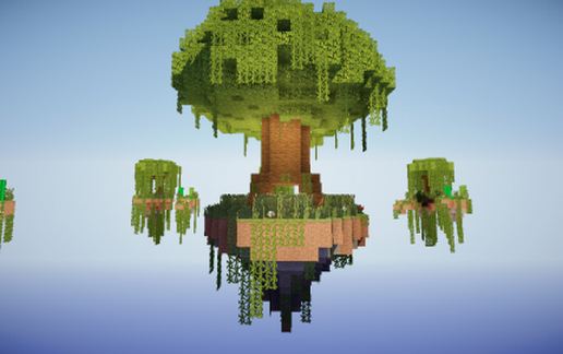 Джунглевая арена Sky Wars для Майнкрафта — скриншот 3