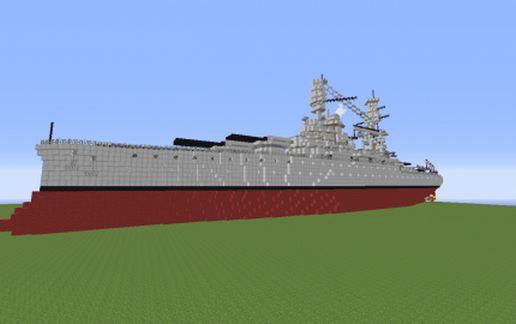 Линкор USS Arizona в Майнкрафт