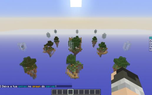 Небесная арена для SkyWars с островами