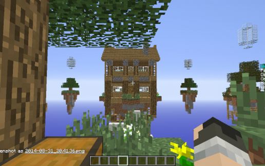 Небесная арена для SkyWars с островами — скриншот 2