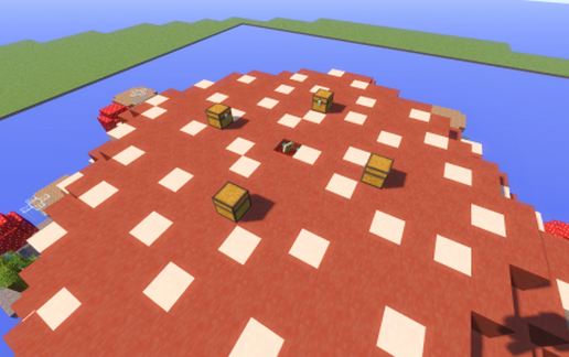 Небесная арена для Skywars из мицелия