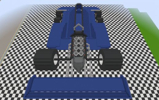 Гоночная машина Tyrrell P34 в Майнкрафт