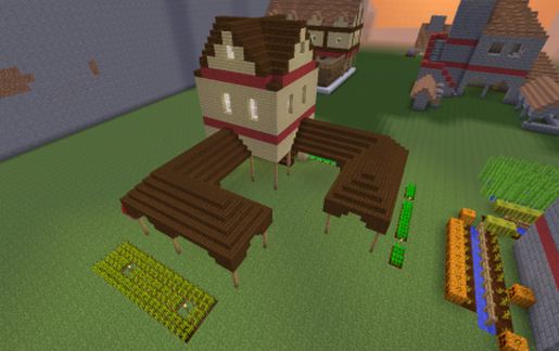 Средневековый городской центр в стиле Age of Empires 2 — скриншот 2