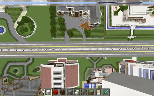 Городская улица Avenue для Майнкрафт — скриншот 2
