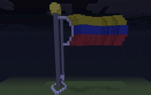 Флаг Колумбии для Майнкрафт