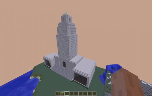 Капитолий штата Луизиана в Майнкрафт