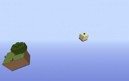 Парящий остров Skyblock для выживания в Майнкрафт — скриншот 2