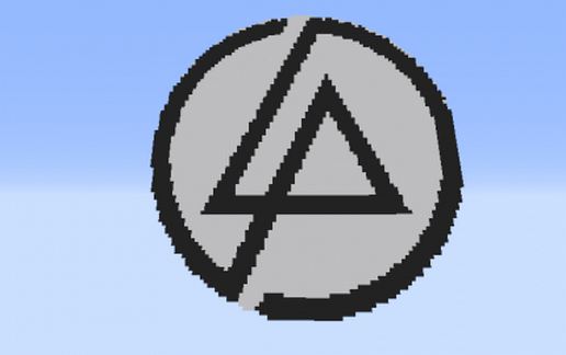 Логотип Linkin Park в Майнкрафт — скриншот 3