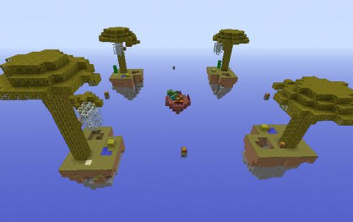 Небольшая карта для SkyWars в Майнкрафт — скриншот 4