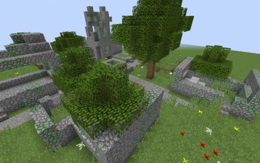 Руины деревни Minecraft