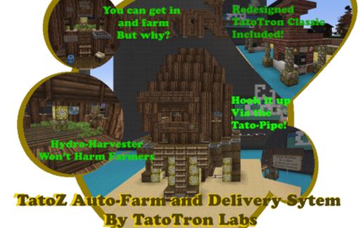 Автоматическая ферма TatoTron для Майнкрафт