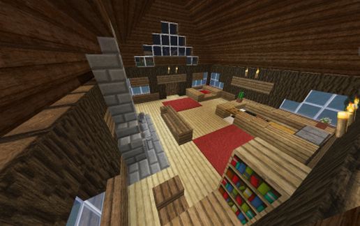 Уютный домик 12x12 для выживания в Майнкрафт