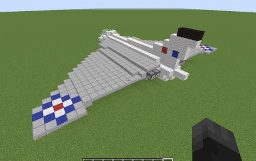 Белый бомбардировщик Avro Vulcan RAF