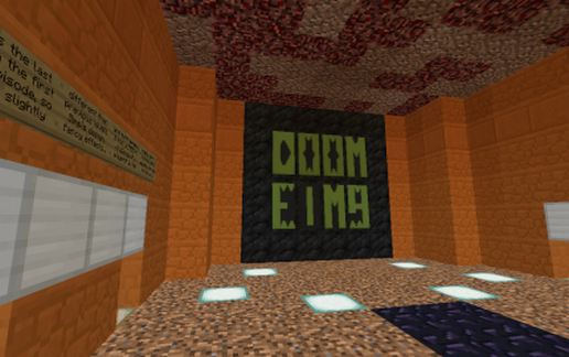 Ужасный уровень 8 из DOOM в Майнкрафт — скриншот 3