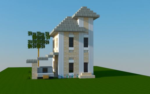 Традиционный дом 16x16 с уютным интерьером — скриншот 2