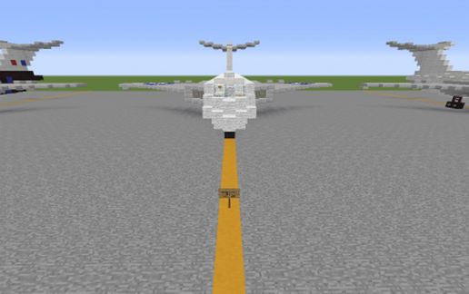 Белый самолёт Handley Page Victor RAF
