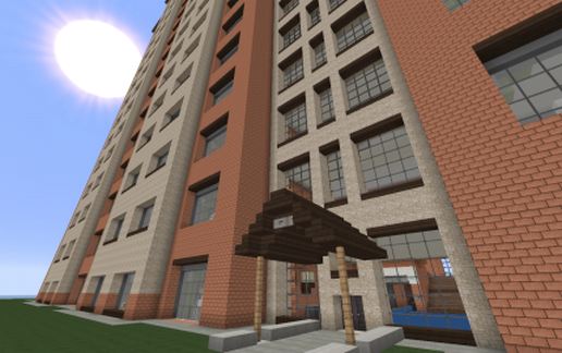 Современный отель Holiday Inn с полной обстановкой