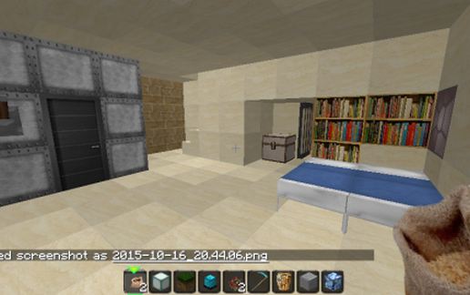 Пустынный дом в Майнкрафт для выживания и ролевой игры