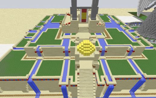 Эпический зигурат из песчаника для выживания