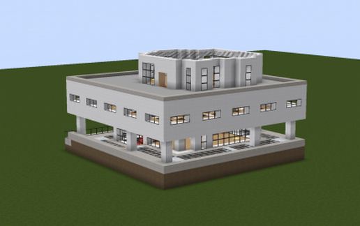 Архитектурная постройка в стиле LEGO