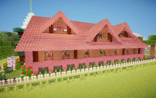 Дом с отделкой 71×22×54