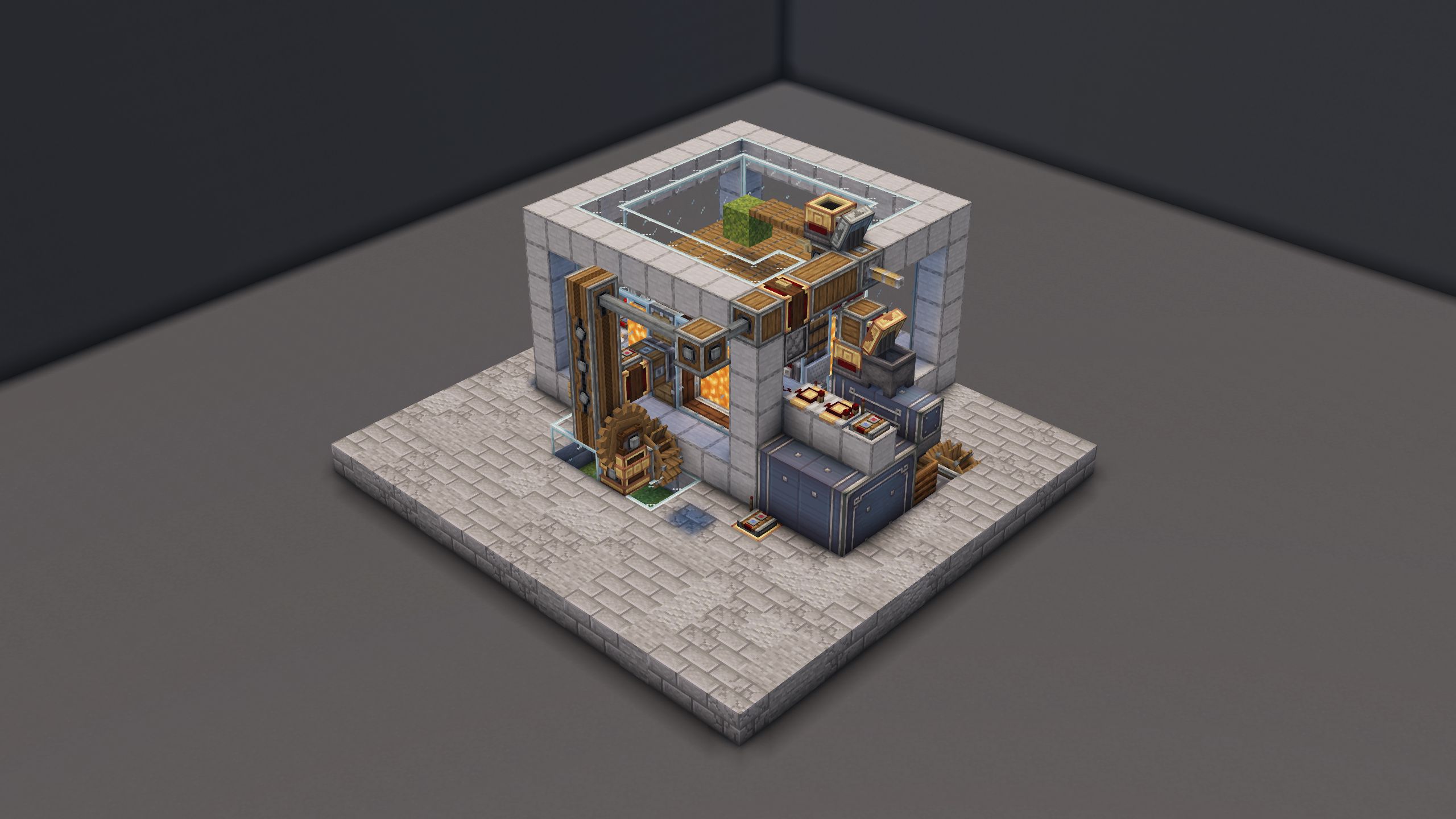 Цветущая сакура для Create: великолепие природы в Minecraft — скриншот 5